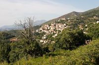 Korsika - Blick auf Poggio d'Oletta